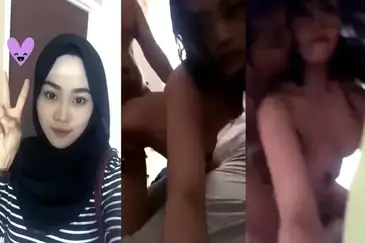 Hijabers Toge Dieksekusi Kontol Gede Becek Banjir WOT